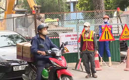 Đảm bảo ATGT hơn 70 vị trí rào chắn trên đường phố
