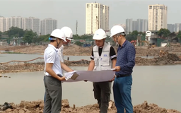 Khẩn trương hoàn thành thi công hồ Phú Đô