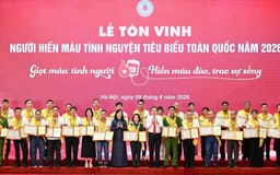 Lễ Tôn vinh người hiến máu tình nguyện tiêu biểu toàn quốc năm 2026