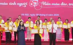 Tôn vinh 100 người hiến máu tiêu biểu toàn quốc năm 2026