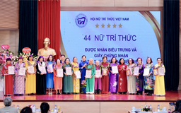 Tôn vinh 44 nữ trí thức tiêu biểu, biểu dương 118 hội viên xuất sắc
