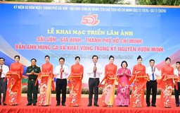 Triển lãm ảnh 'Sài Gòn - Gia Định - TP. Hồ Chí Minh: Bản anh hùng ca và khát vọng trong Kỷ nguyên vươn mình'