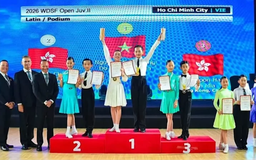 Dancesport trẻ Việt Nam ghi dấu ấn ở giải châu Á