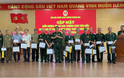 Hội Cựu chiến binh phường Hoàng Mai biểu dương 79 thương binh