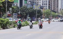 Nắng nóng quay trở lại Hà Nội trong ngày đầu tuần