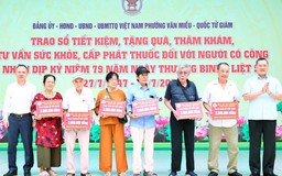 Phường Văn Miếu - Quốc Tử Giám tri ân gia đình chính sách, người có công