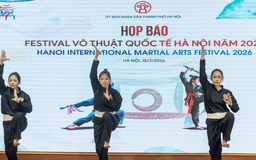 Khởi động Festival Võ thuật quốc tế Hà Nội 2026