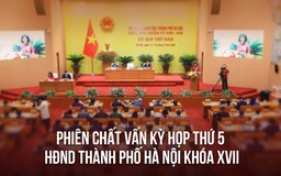 Phiên chất vấn và trả lời chất vấn tại Kỳ họp thứ 5 HĐND thành phố Hà Nội khoá XVII