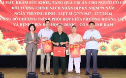 Khám sức khoẻ cho 226 người có công và thân nhân liệt sĩ