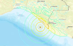 Động đất mạnh ngoài khơi bờ biển Mexico - Guatemala