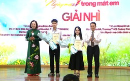Trao giải cuộc thi viết “Ngày mai trong mắt em”