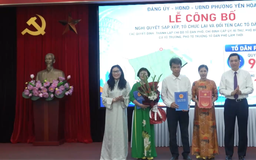 Các xã, phường kiện toàn tổ chức sau sắp xếp thôn, tổ dân phố