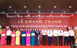 Phường Nghĩa Đô khánh thành hai công trình trường học