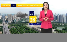 Dự báo thời tiết sáng | 23/07/2026