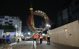 Tuyến Metro số 5 Hà Nội bắt đầu thi công ngầm