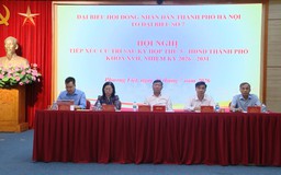 Tổ đại biểu số 7 HĐND thành phố tiếp xúc cử tri sau Kỳ họp thứ 5