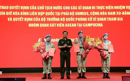 Việt Nam tiếp tục cử sĩ quan tham gia gìn giữ hòa bình Liên hợp quốc