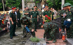 Triển khai lấy mẫu giám định ADN liệt sĩ tại Nghĩa trang liệt sĩ Ngọc Hồi