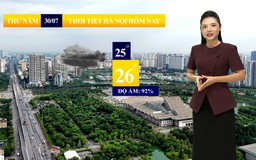 Dự báo thời tiết sáng | 30/07/2026