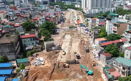 Phường Xuân Đỉnh đẩy nhanh tiến độ hoàn thành tuyến đường số 5
