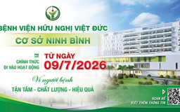 Bệnh viện Hữu nghị Việt Đức cơ sở Ninh Bình sẽ đón người bệnh vào ngày 9/7