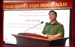 Tập huấn nghiệp vụ về ANTT cho công an cấp xã