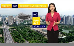 Dự báo thời tiết sáng | 04/07/2026