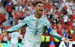 Cristiano Ronaldo tập trung cho trận gặp Tây Ban Nha