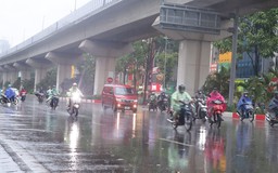 Hà Nội mưa dông vào tối và đêm nay