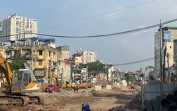 Dự án đường Vành đai 2,5 đoạn Nguyễn Trãi - Đầm Hồng bước vào giai đoạn nước rút
