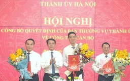 Hà Nội công bố quyết định về công tác cán bộ