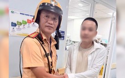 CSGT mở đường đưa bé 3 ngày tuổi cấp cứu