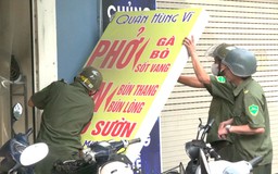 Xã Quốc Oai tăng cường xử lý chợ cóc, duy trì trật tự đô thị
