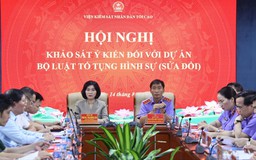 Khảo sát ý kiến về dự án Bộ luật Tố tụng hình sự (sửa đổi)