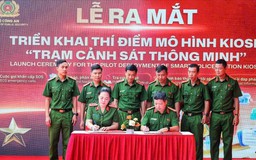 Bộ Công an thí điểm 'Trạm Cảnh sát thông minh' tại Hà Nội