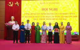 Xã Nội Bài kiện toàn tổ chức Đảng trong các trường học
