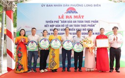 Phường Long Biên ra mắt tuyến phố đảm bảo an toàn thực phẩm