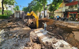 Nỗ lực hoàn thiện công trình chống ngập trọng điểm Hà Nội