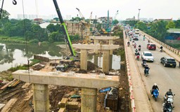 Hà Nội đẩy nhanh tiến độ thi công cầu Mai Lĩnh