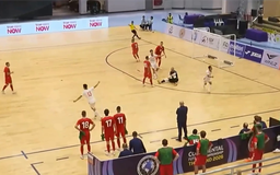 Đội tuyển futsal Việt Nam chia điểm cùng Nga