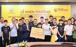 T&T Group trao thưởng hơn 2,2 tỷ đồng cho đội bóng bàn CAND