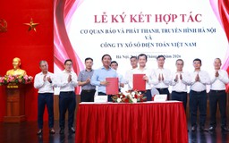 Cơ quan Báo và Phát thanh, Truyền hình Hà Nội ký kết hợp tác truyền thông với Vietlott