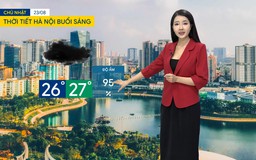 Dự báo thời tiết sáng | 23/08/2026