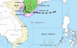 Bão số 4 hoạt động trên vùng biển Quảng Ninh - Hải Phòng