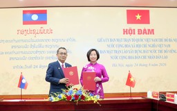 Mở chặng đường hợp tác mới công tác Mặt trận Hà Nội – Viêng Chăn