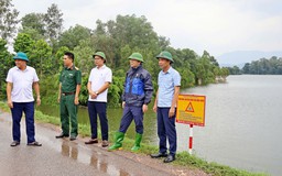 Xã Đoài Phương kiểm tra các điểm xung yếu, chủ động ứng phó bão số 4