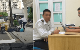 Công an phường Hoàng Mai triệu tập bảo vệ hành hung tài xế xe ôm