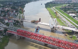 Cầu Đuống mới lùi thời gian hoàn thành sang đầu tháng 11/2026