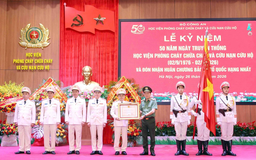 Học viện PCCC&CNCH đón nhận Huân chương Bảo vệ Tổ quốc hạng Nhất