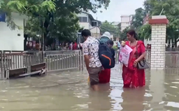 Mưa lớn gây ngập trên diện rộng tại miền Bắc Ấn Độ
